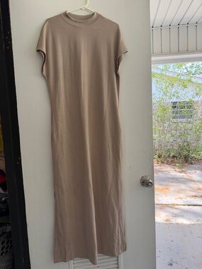 Sleeveless Beige Maxi Dress - Neutral Everyday Style